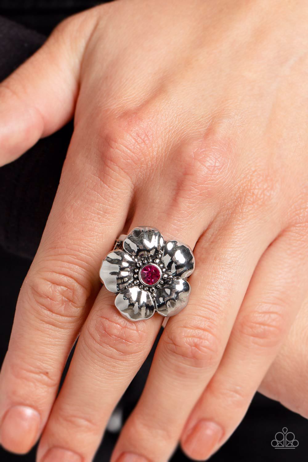 Paparazzi BLOOM BLOOM Pow Pink Ring - P4WH-PKXX-253XX