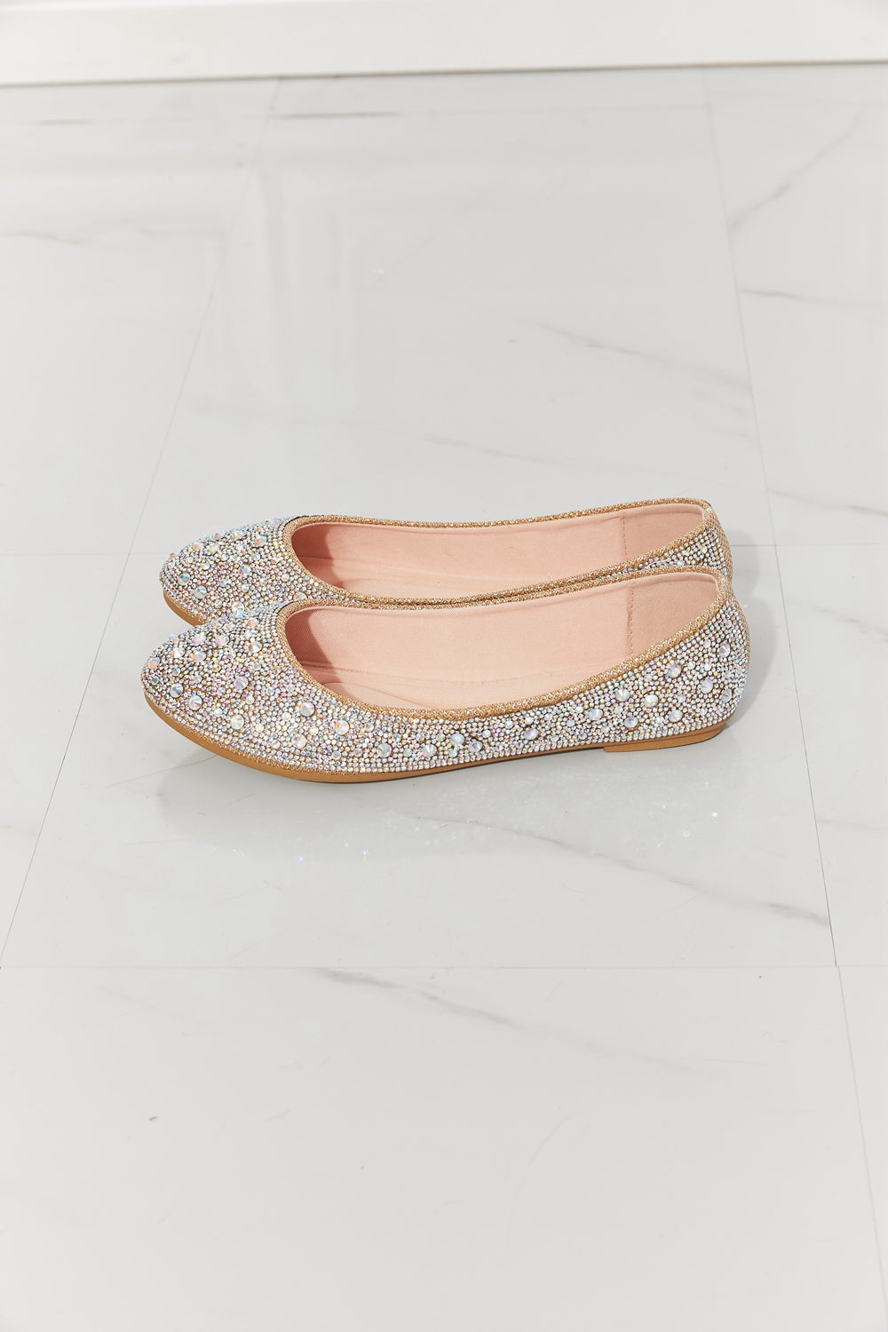 Forever Link Sparkle In Your Step Rhinestone Ballet Flat