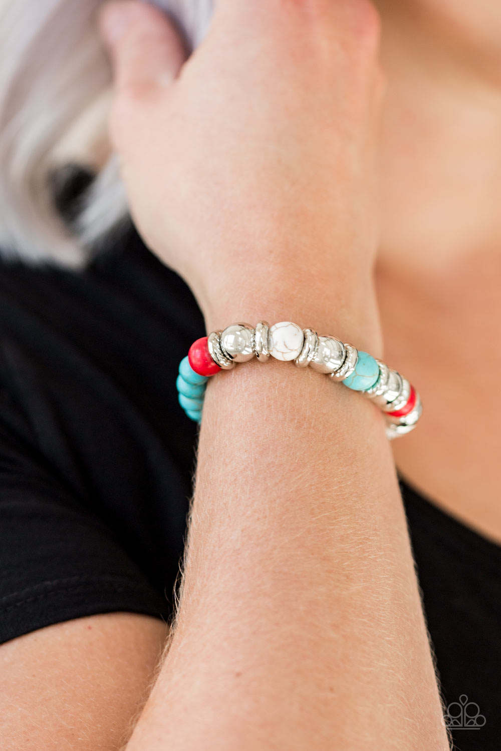 Paparazzi Across The Mesa Multi Stretch Bracelet