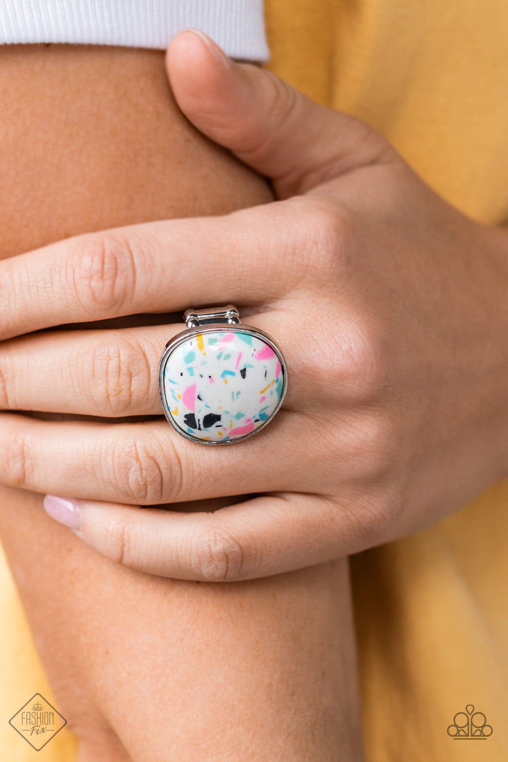 Paparazzi Aesthetically Authentic Multi Ring - Fashion Fix Sunset Sightings February 2022
