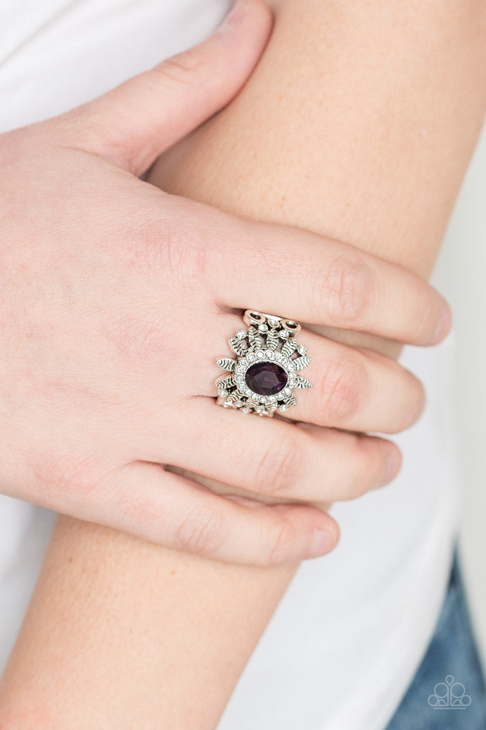 Paparazzi Burn Bright Purple Ring