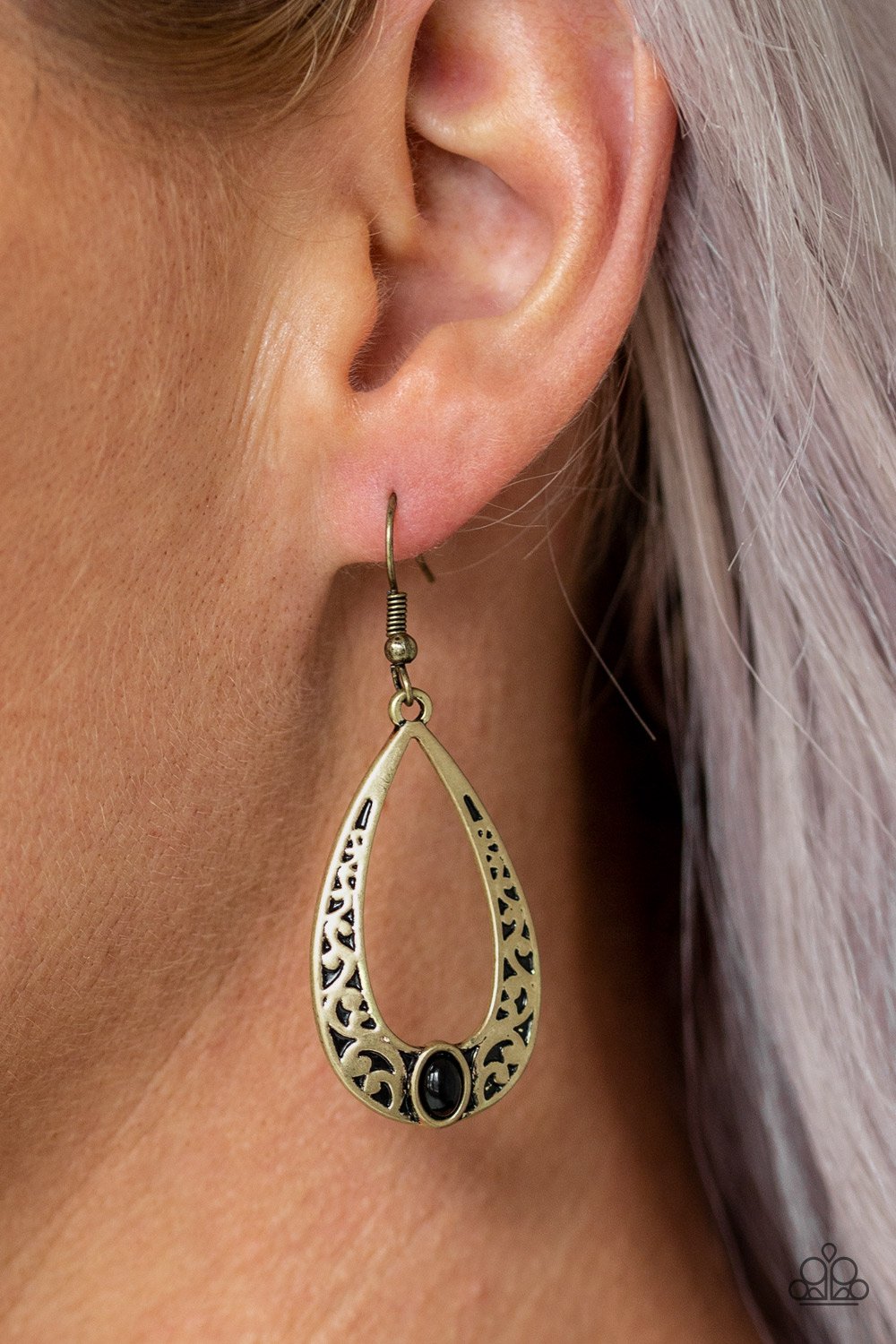 Paparazzi Colorfully Charismatic Brass Fishhook Earrings