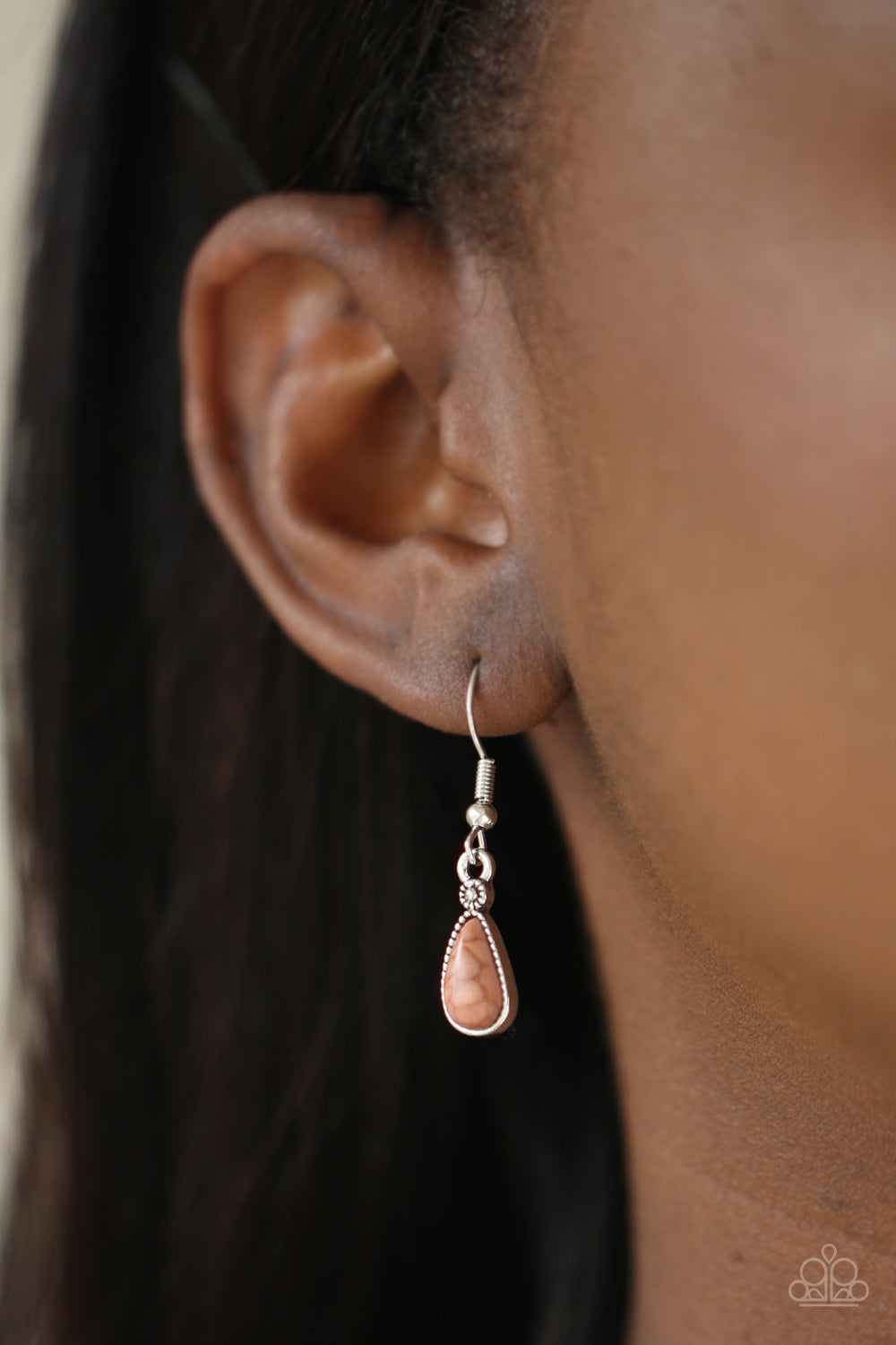 Paparazzi Cottage Garden Brown Short Necklace - P2SE-BNXX-183YH