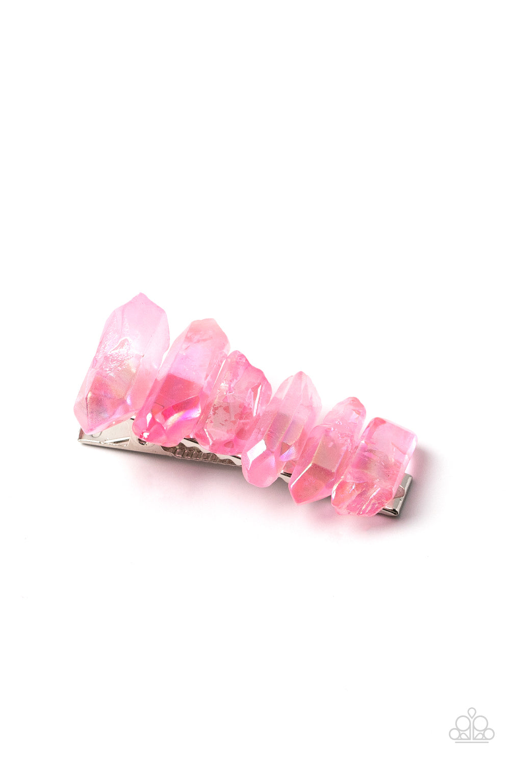 Paparazzi Crystal Caves Pink Hairbow - P7SS-PKXX-196XX
