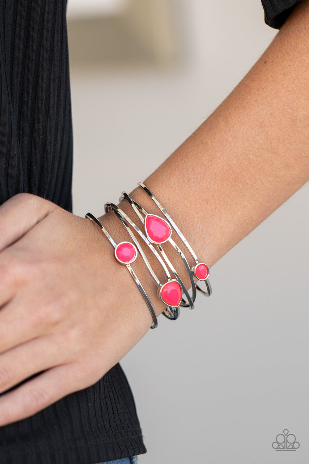 Paparazzi Fashion Frenzy Pink Cuff Bracelet