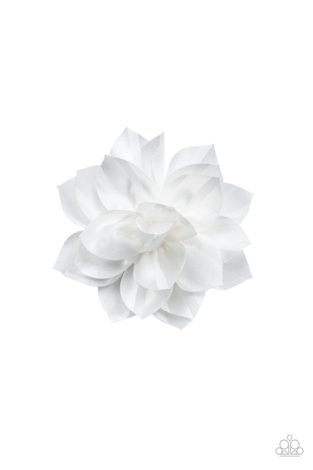 Paparazzi Gala Garden White Hairbow