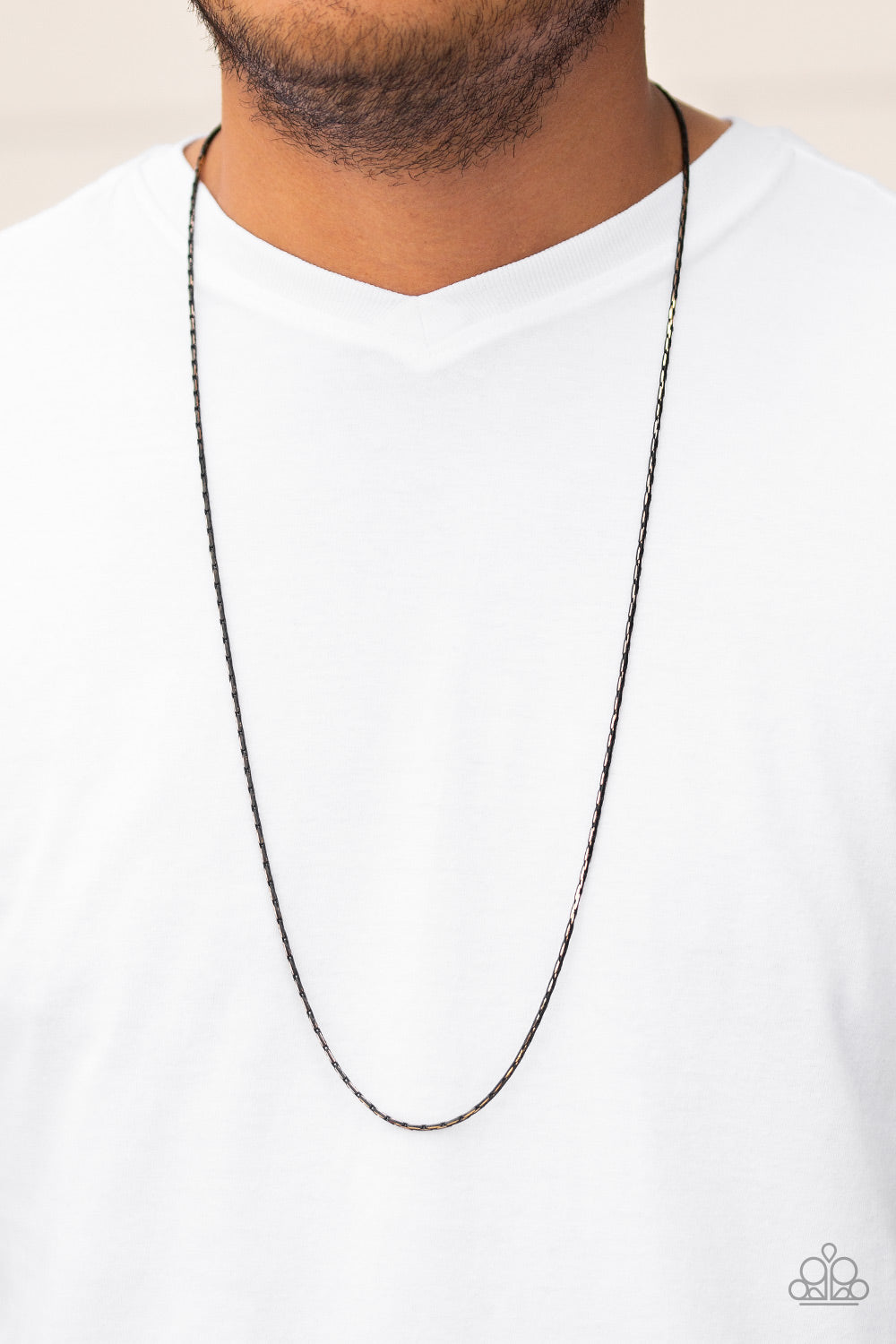 Paparazzi Game Day Gold Men's Long Necklace - P2MN-URGD-027XX