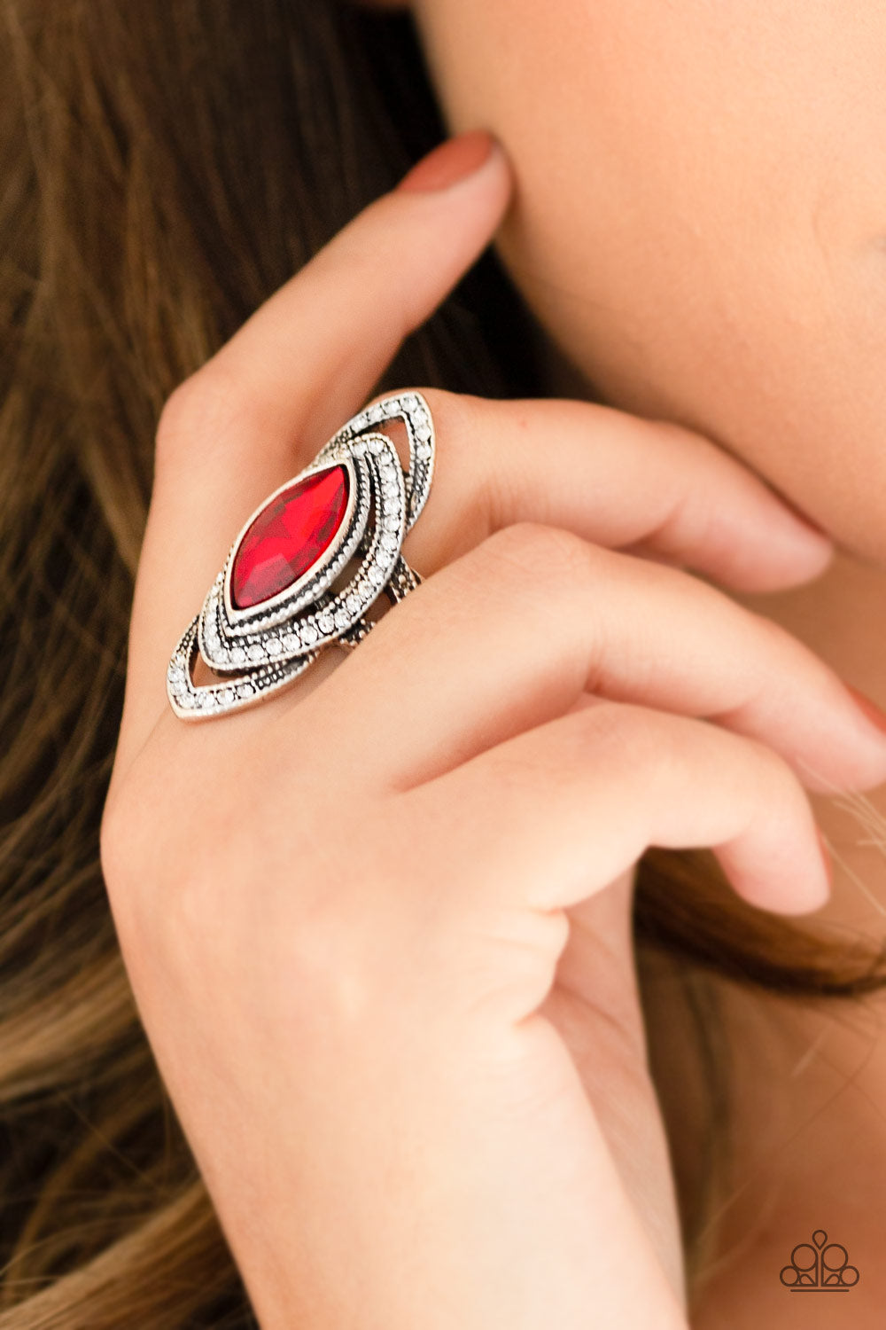 Paparazzi Hot Off The EMPRESS Red Ring