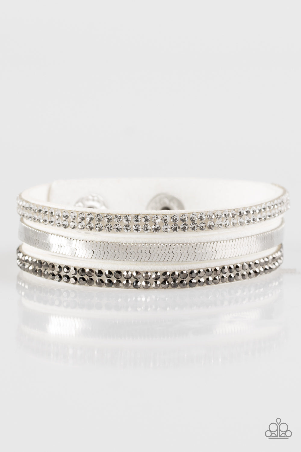 Paparazzi white wrap on sale bracelet