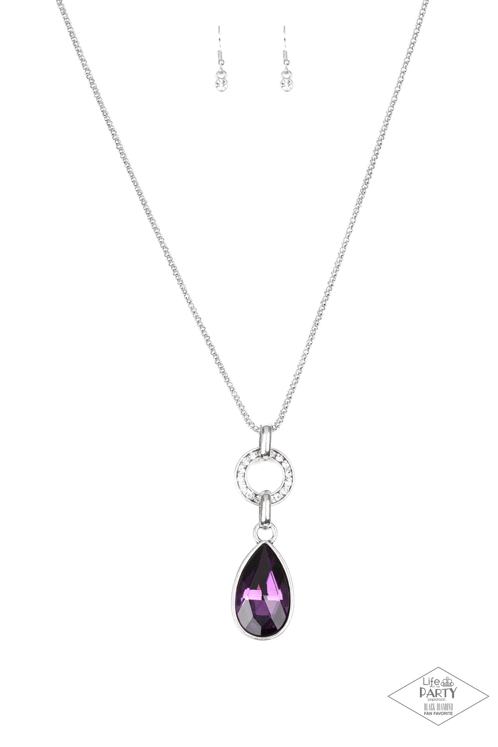 Purple paparazzi sale necklace