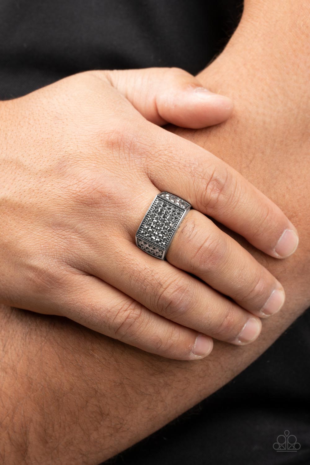 Paparazzi Metro Merger Silver Men's Ring - P4MN-URSV-055XX