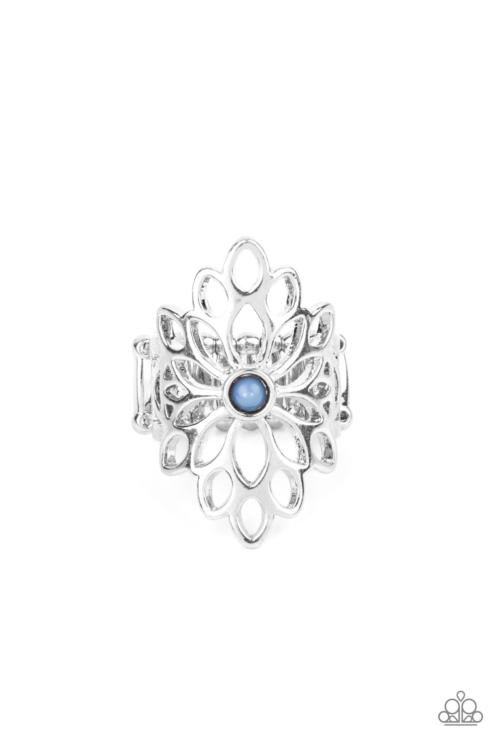 Blue hot sale ring paparazzi