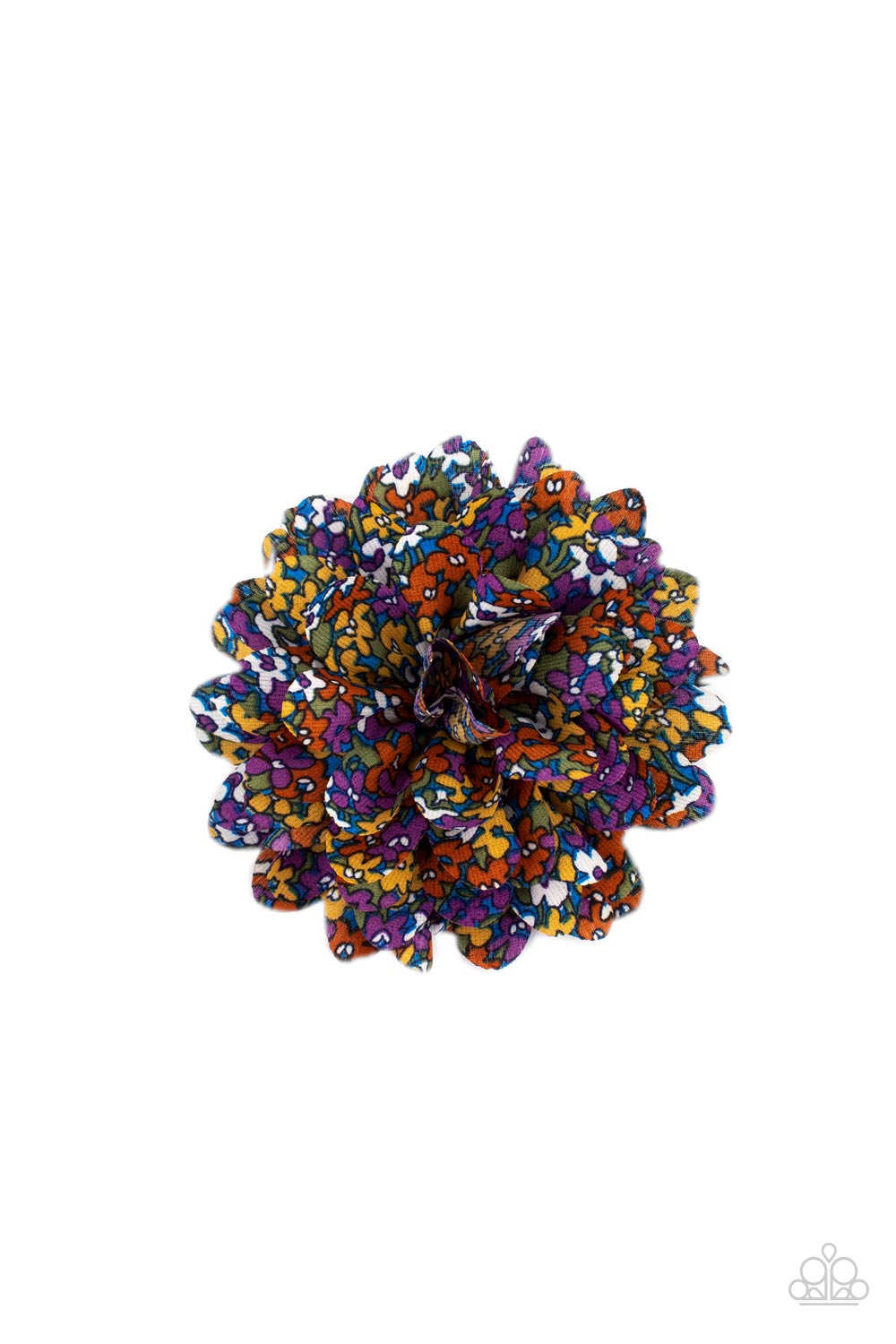 Paparazzi Positively Flower Patch Multi Hairbow - P7SS-MTXX-143XX