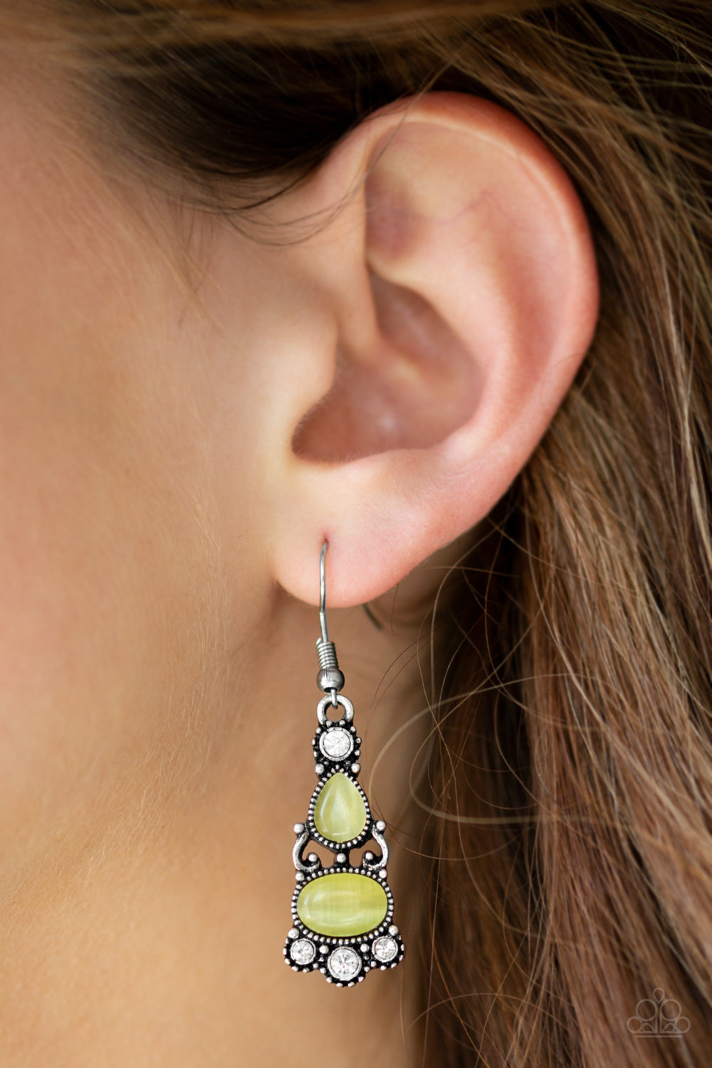 Paparazzi Push Your Luxe Yellow Fishhook Earrings