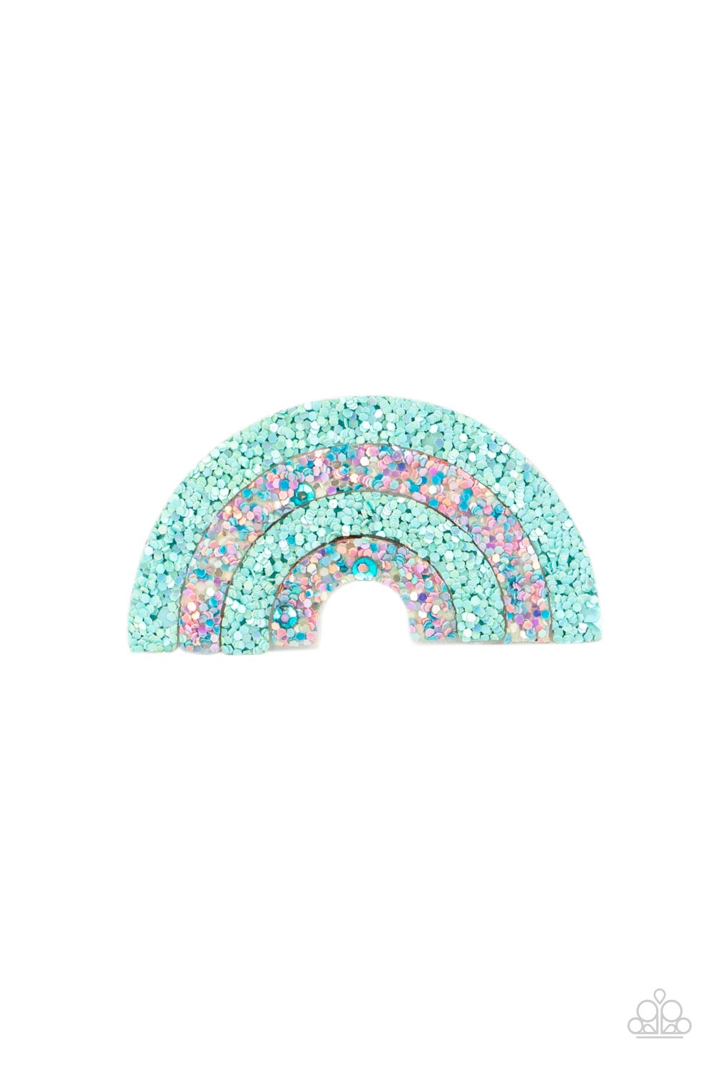 Paparazzi Rainbow Reflections Blue Hairbow - P7SS-BLXX-151XX