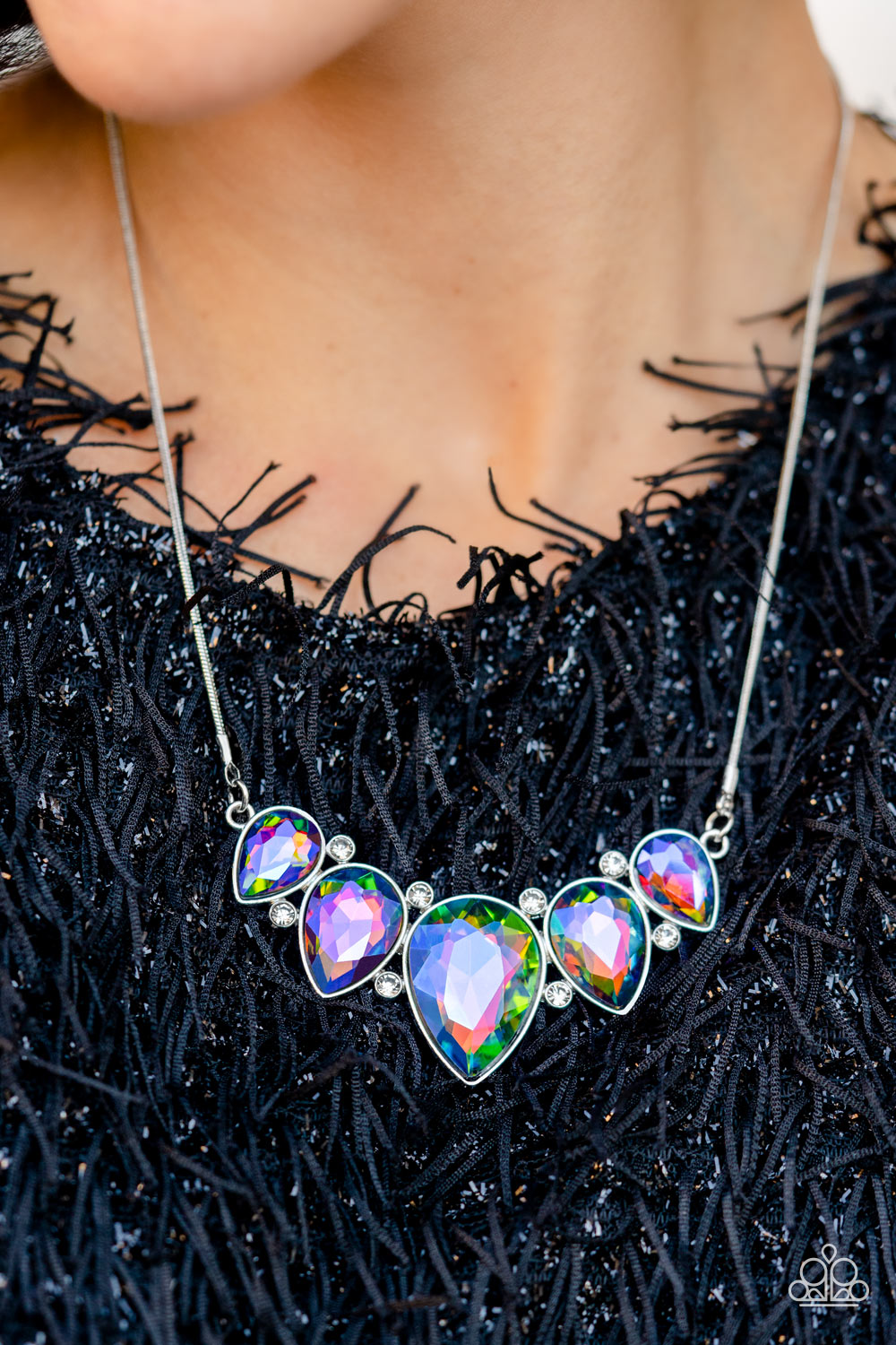 Paparazzi Regally Refined Multi Short Necklace - Life Of The Party Exclusive November 2022 - P2RE-MTXX-169XX