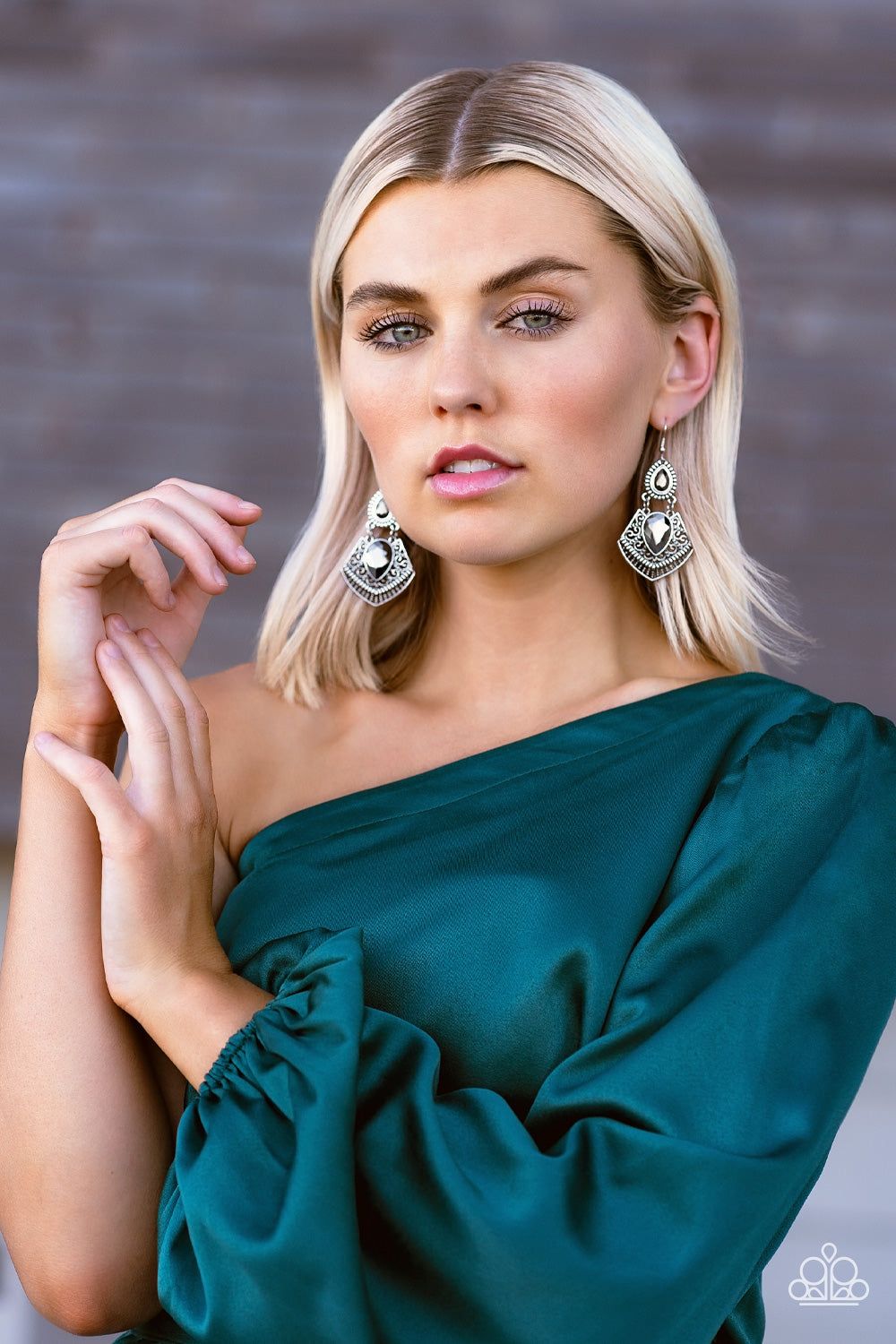 Paparazzi Royal Remix Silver Fishhook Earrings - P5ST-SVXX-057XX