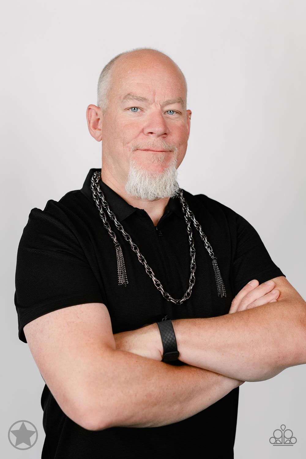 Paparazzi SCARFed For Attention Blockbuster Gunmetal Black Necklace long rope scarf wrap