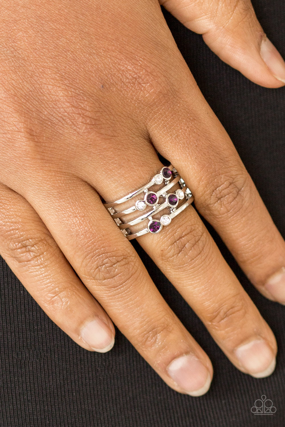 Paparazzi Sparkle Showdown Purple Ring - P4RE-PRXX-086XX