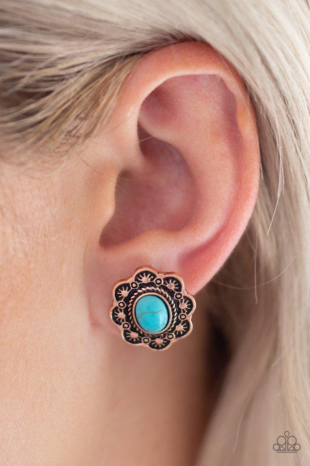 Paparazzi Springtime Deserts Copper Post Earrings