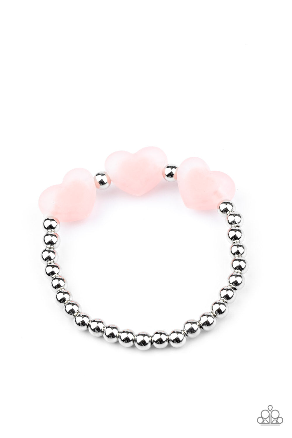 Paparazzi Starlet Shimmer Kids Heart Stretch Bracelet - P9SS-MTXX-242XX