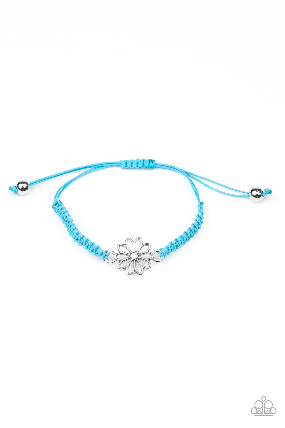 Paparazzi Starlet Shimmer Flower Sliding Knot Bracelet - P9SS-MTXX-116XX