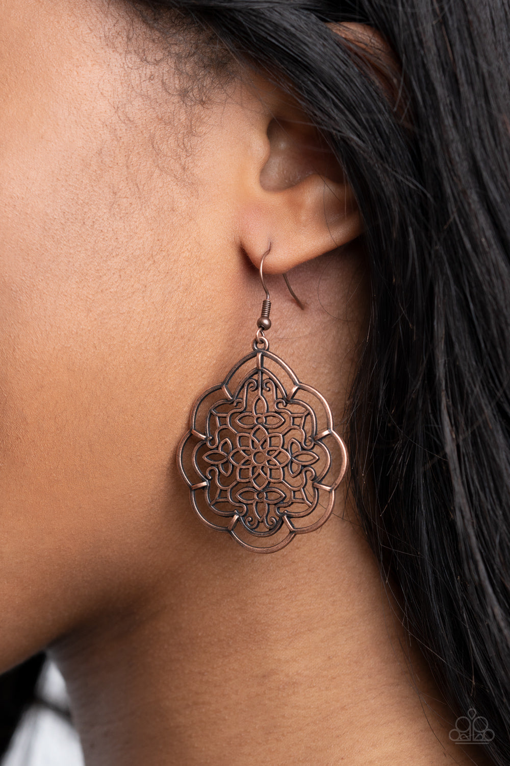 Paparazzi Tour de Taj Mahal Copper Fishhook Earrings