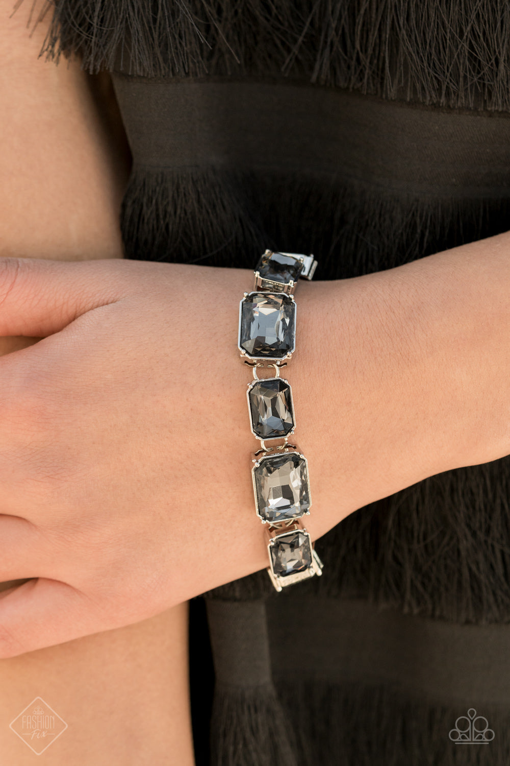 Paparazzi After Hours Silver Clasp Bracelet - Fashion Fix Magnificent Musings January 2021