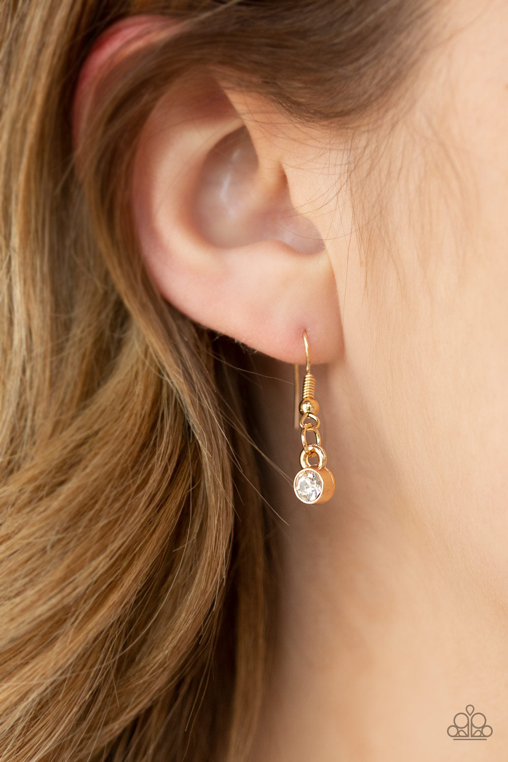 Paparazzi Bad Heir Day Gold Long Necklace - P2RE-GDXX-334XX