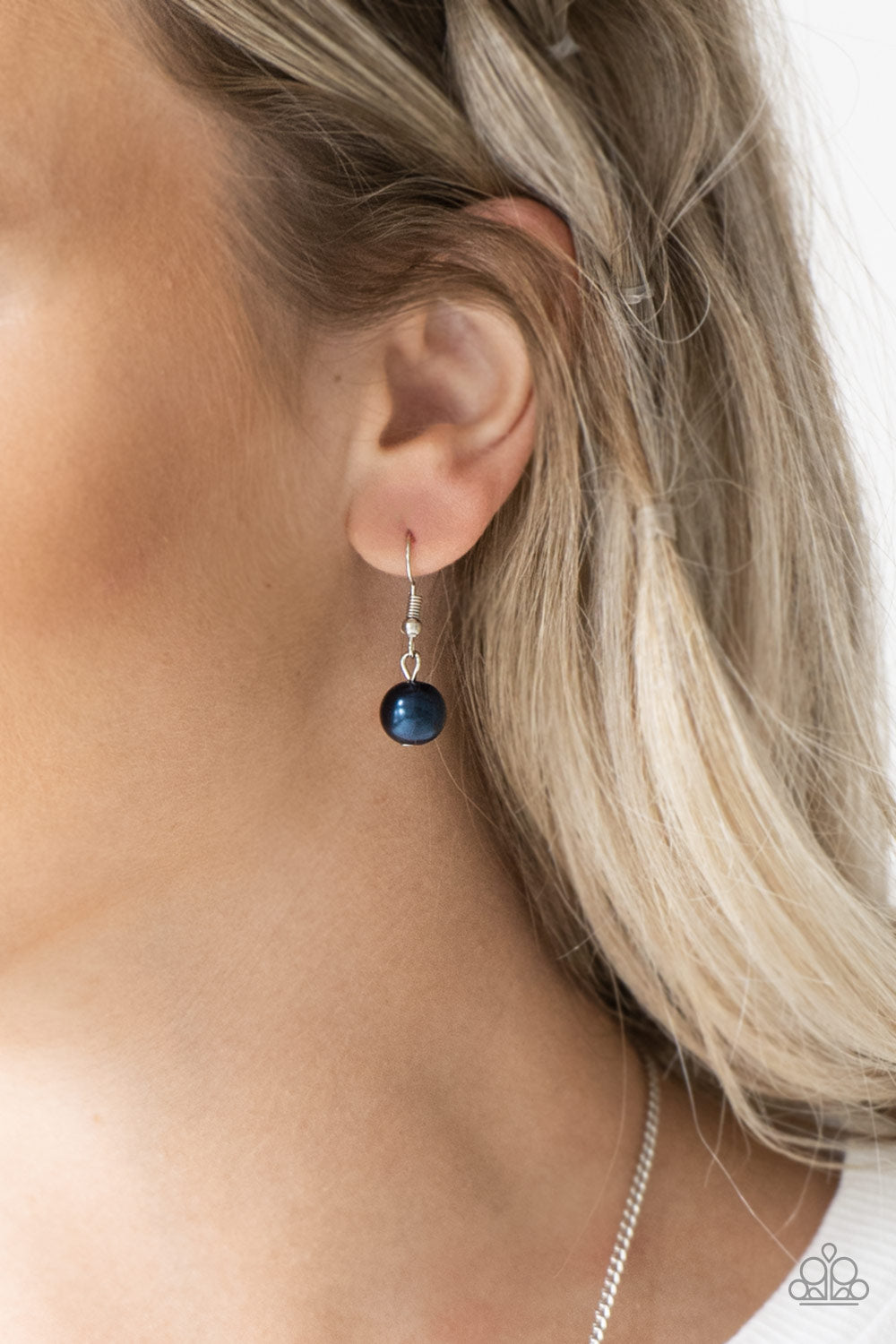 Paparazzi Ballroom Belle Blue Long Necklace - P2RE-BLXX-203XX