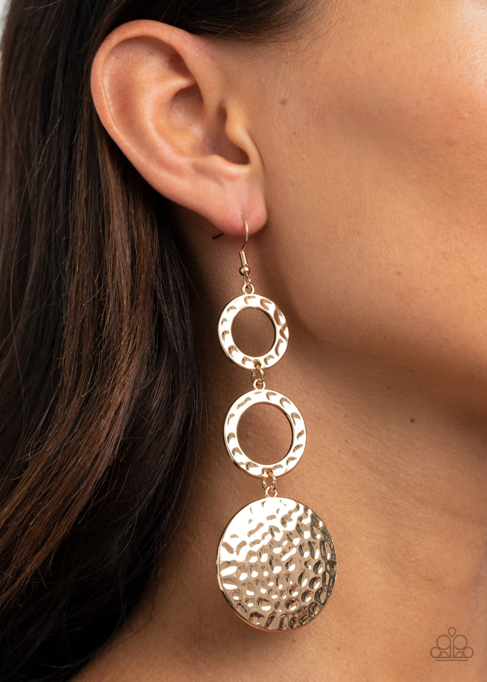 Paparazzi Blooming Baubles Gold Fishhook Earrings