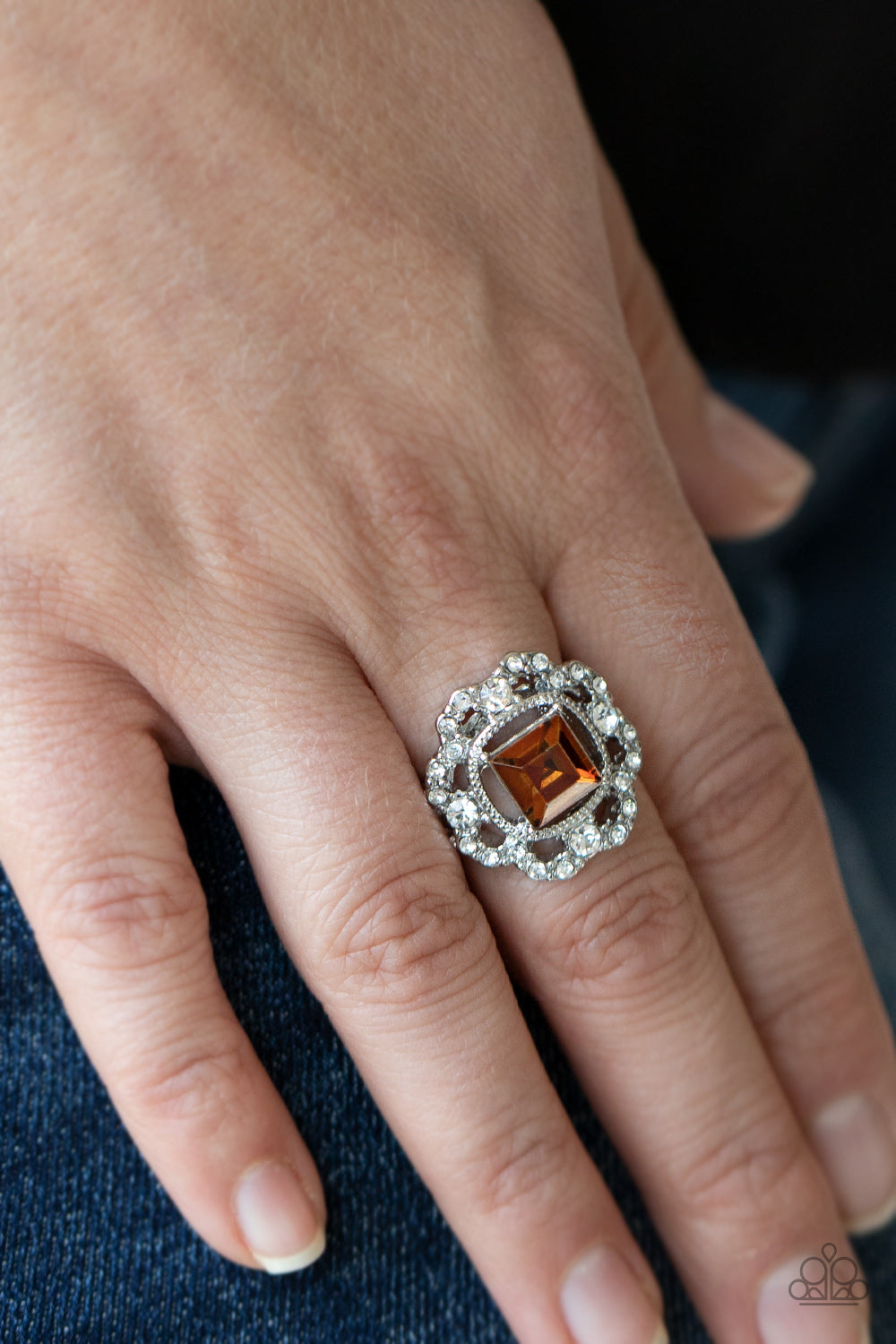 Paparazzi Candid Charisma Brown Ring
