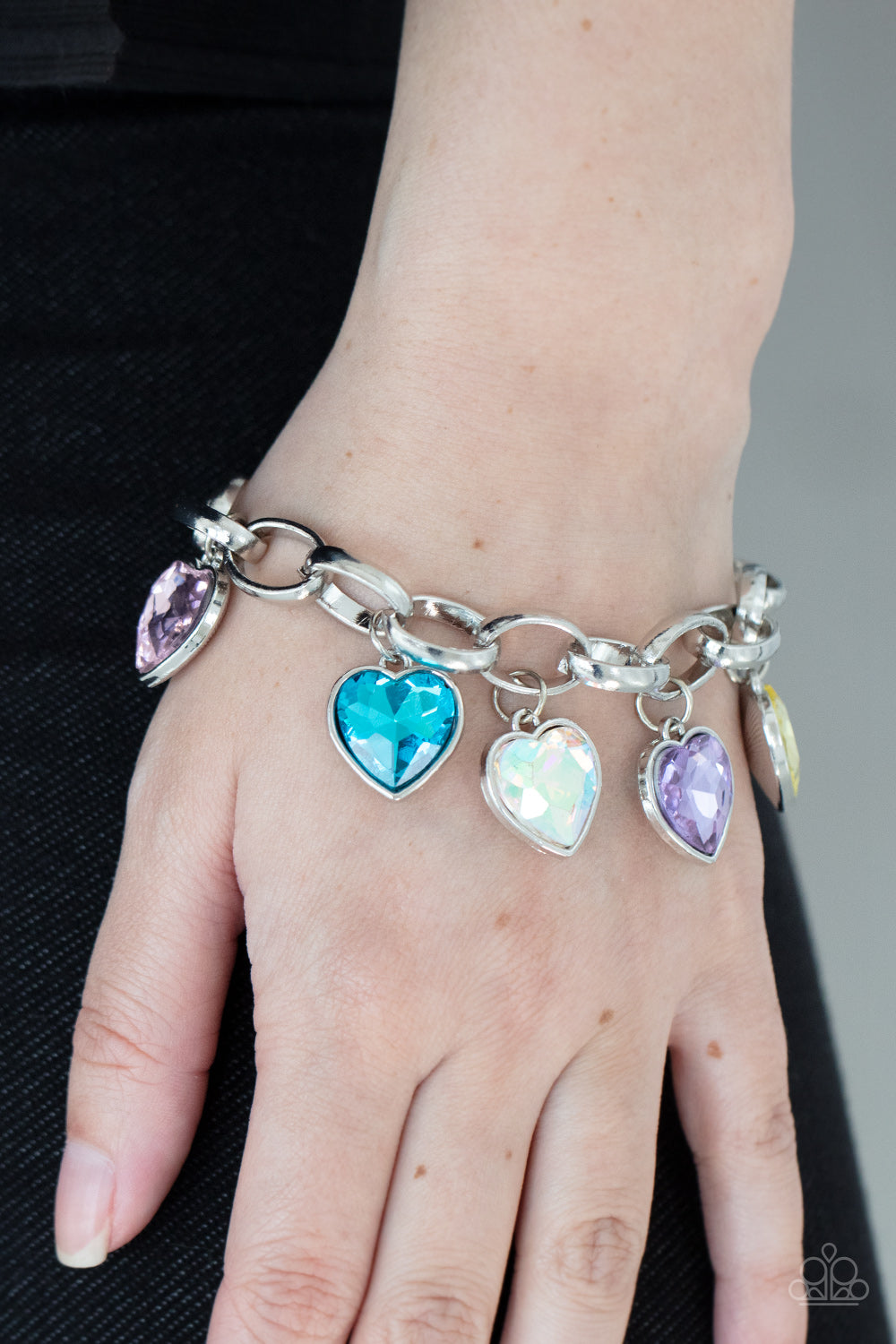 Paparazzi Candy Heart Charmer Multi Clasp Bracelet