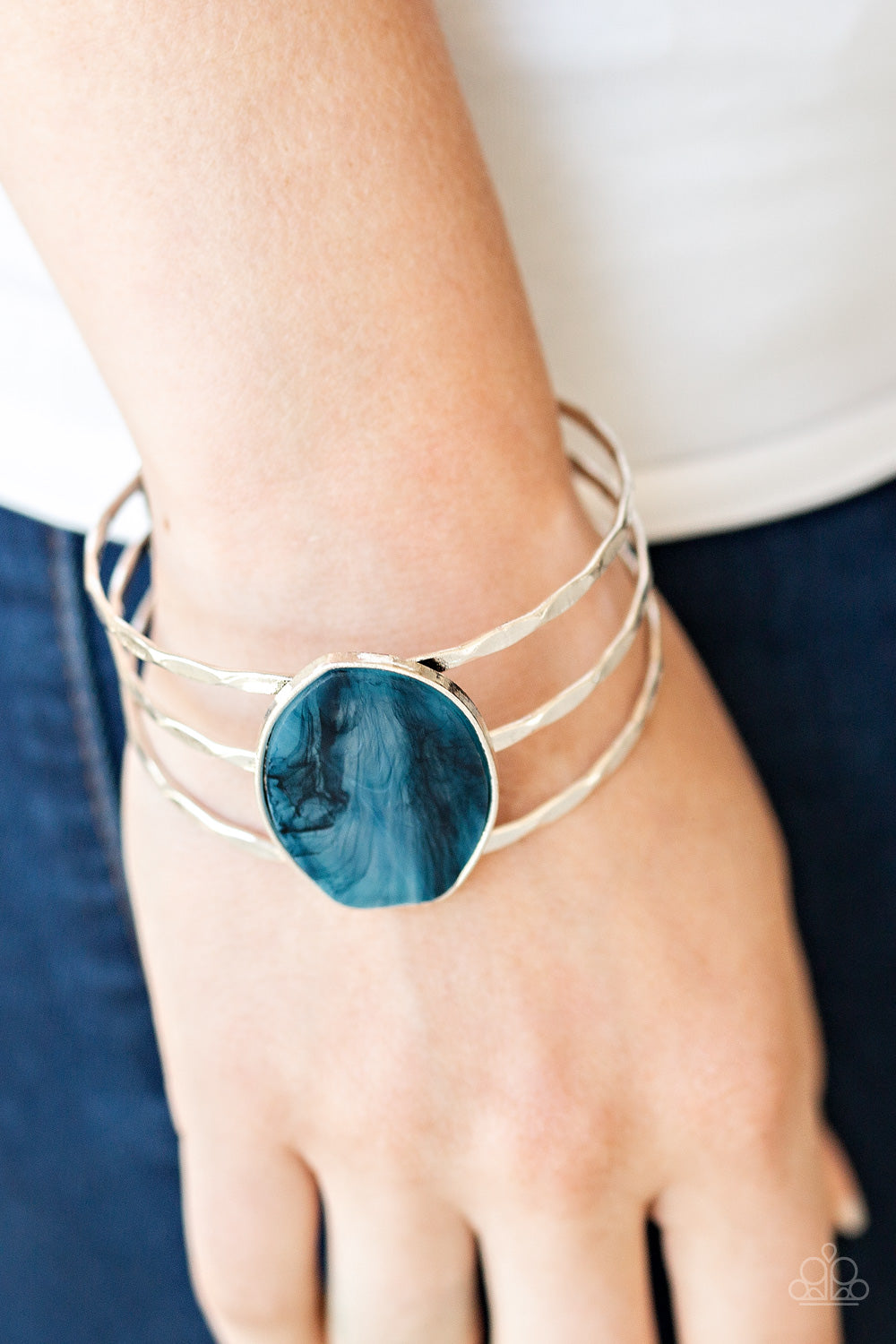 Paparazzi Canyon Dream Blue Cuff Bracelet