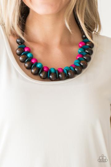 Paparazzi Caribbean Cover Girl Multi Short Necklace
