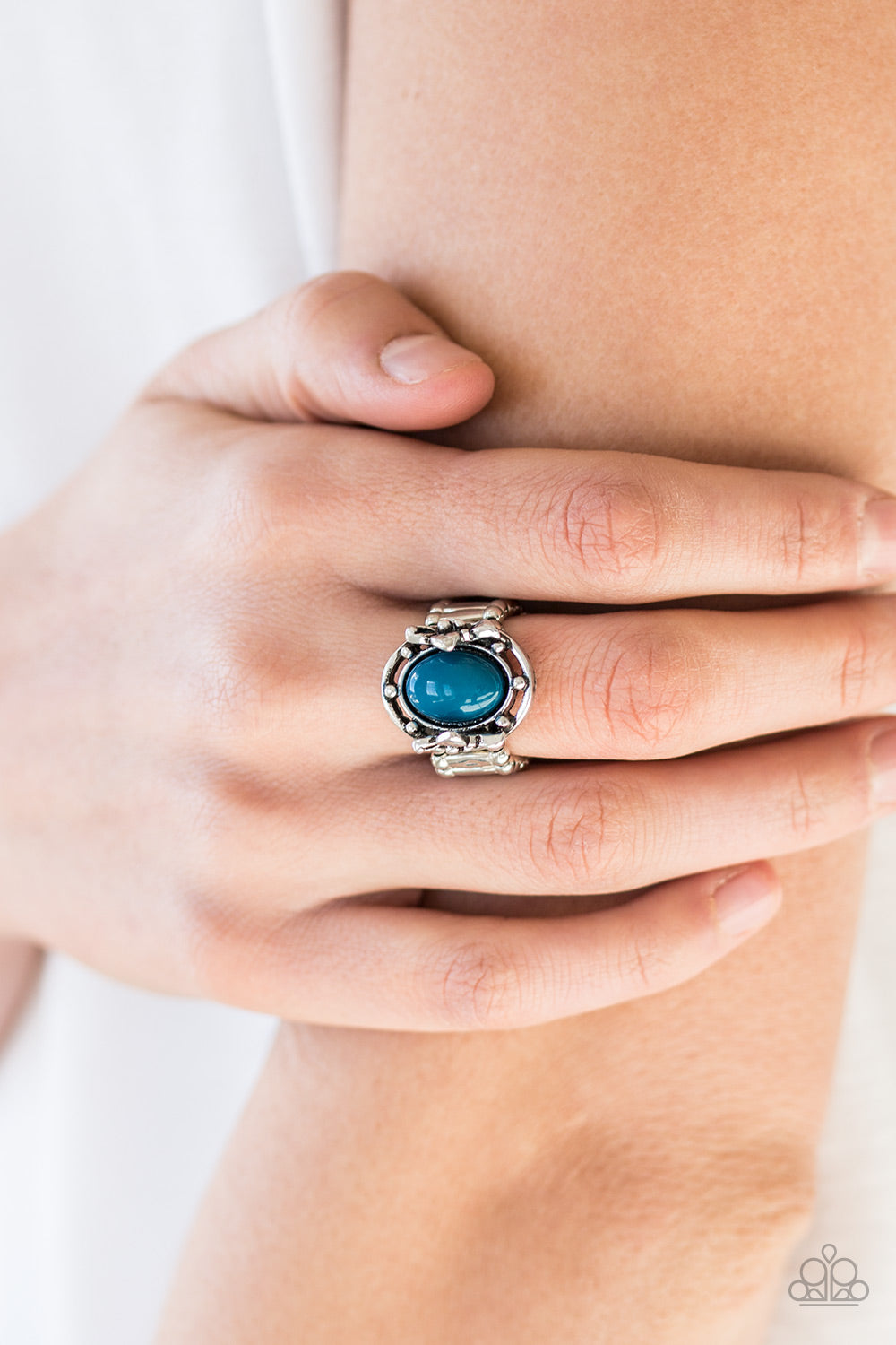 Paparazzi Color Me Confident Blue Ring - P4WH-BLXX-150XX