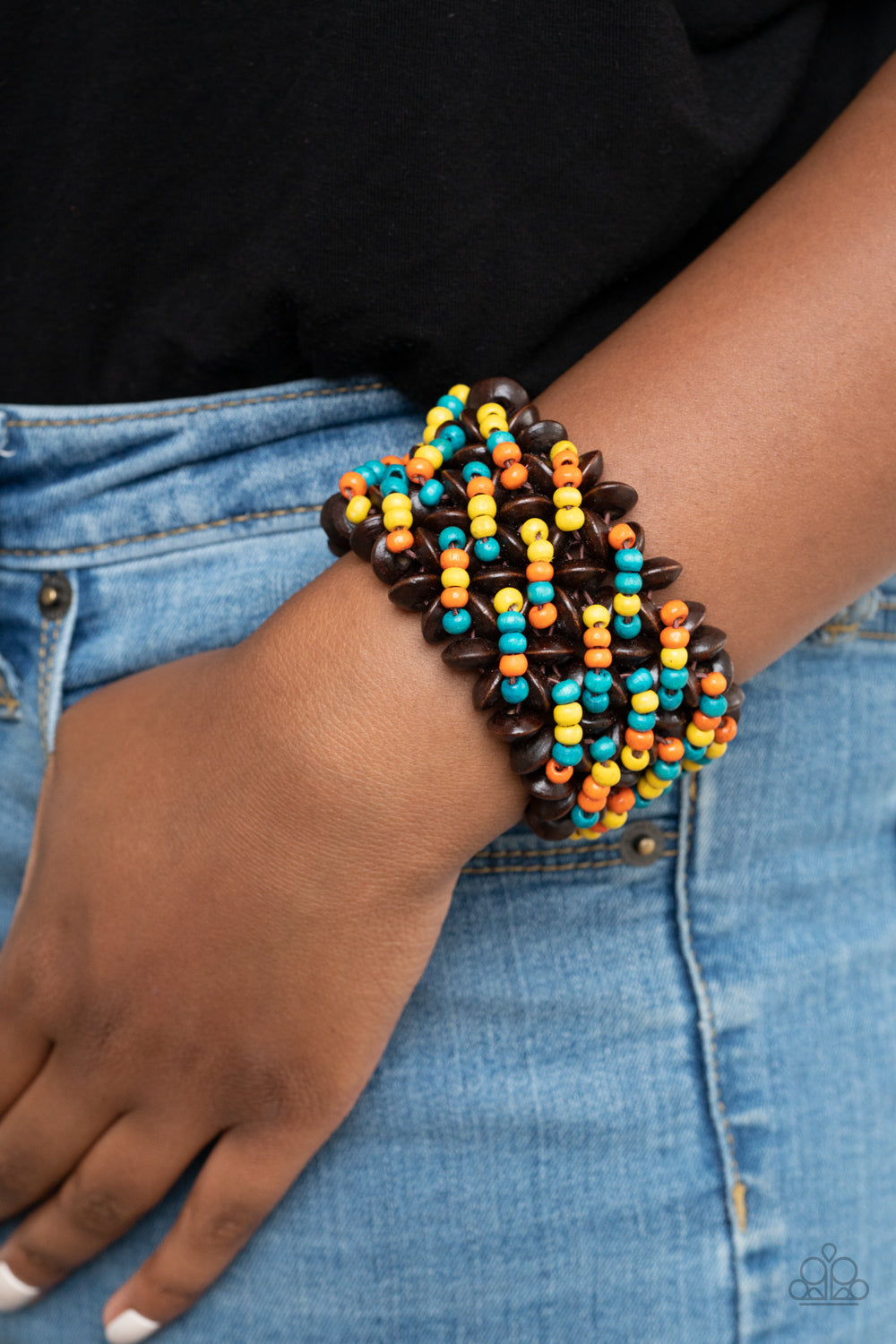 Paparazzi Cozy In Cozumel Multi Stretch Bracelet