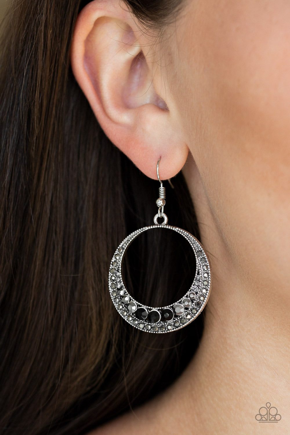 Paparazzi Demanding Dazzle Multi Fishhook Earrings