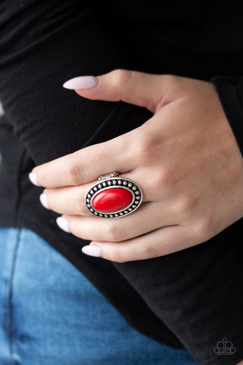 Paparazzi Desert Heat Red Stone Ring