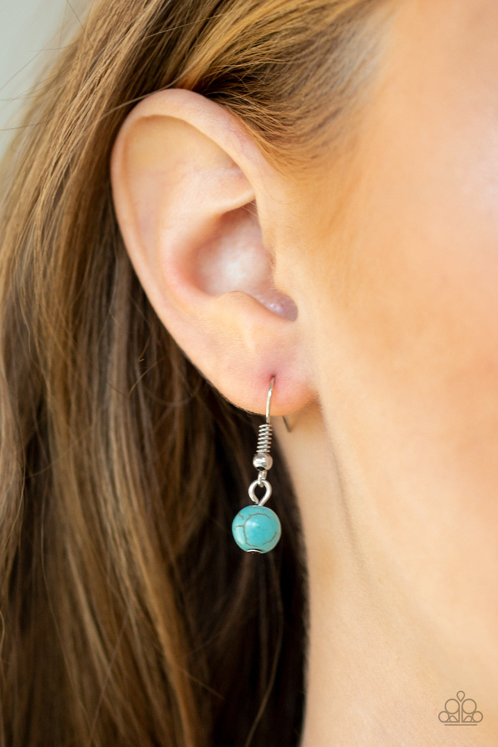 Paparazzi Desert Dreamin' Blue Stone Short Necklace