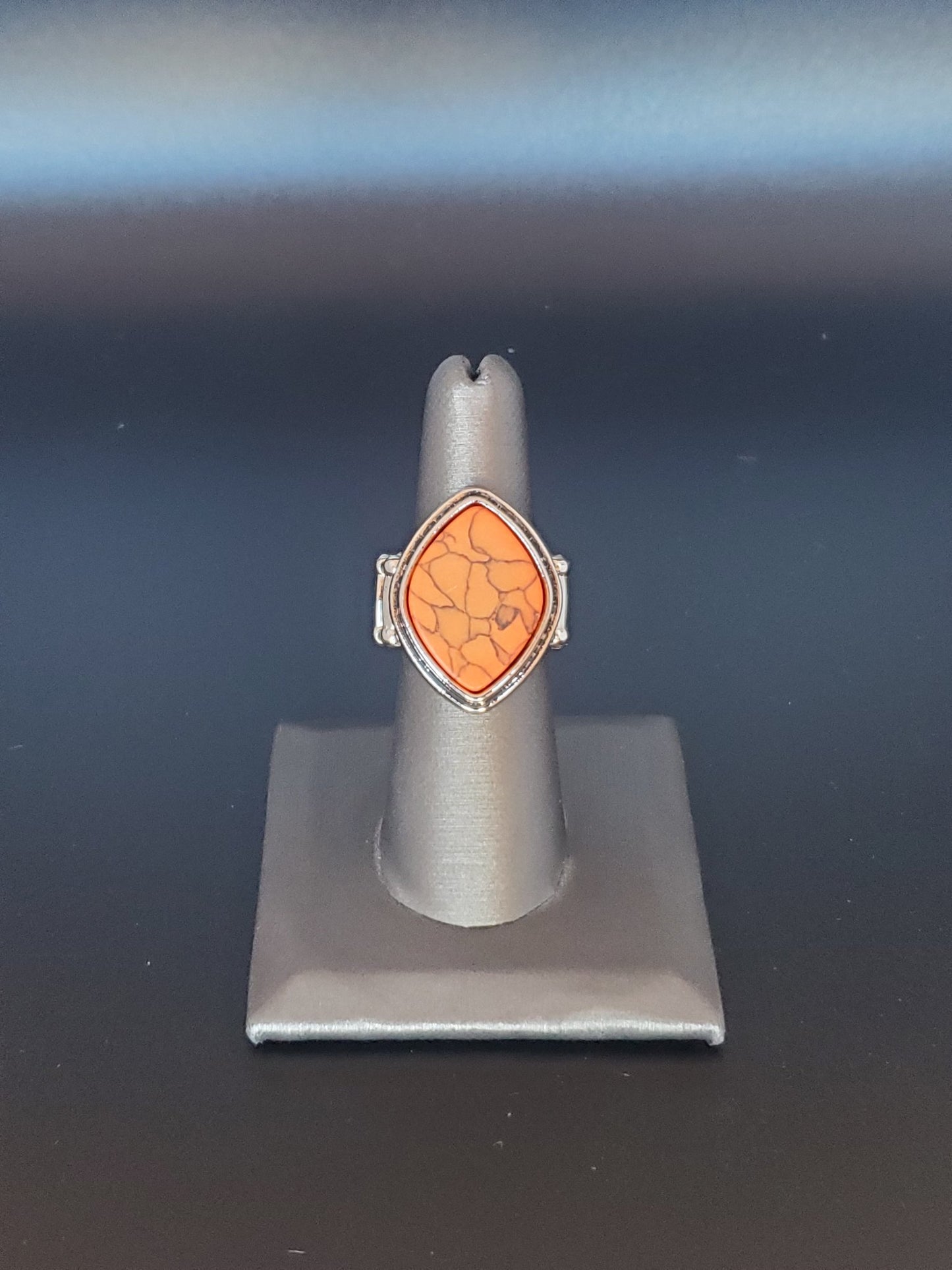 Paparazzi Desert Zen Orange Ring - Fashion Fix Exclusive March 2021