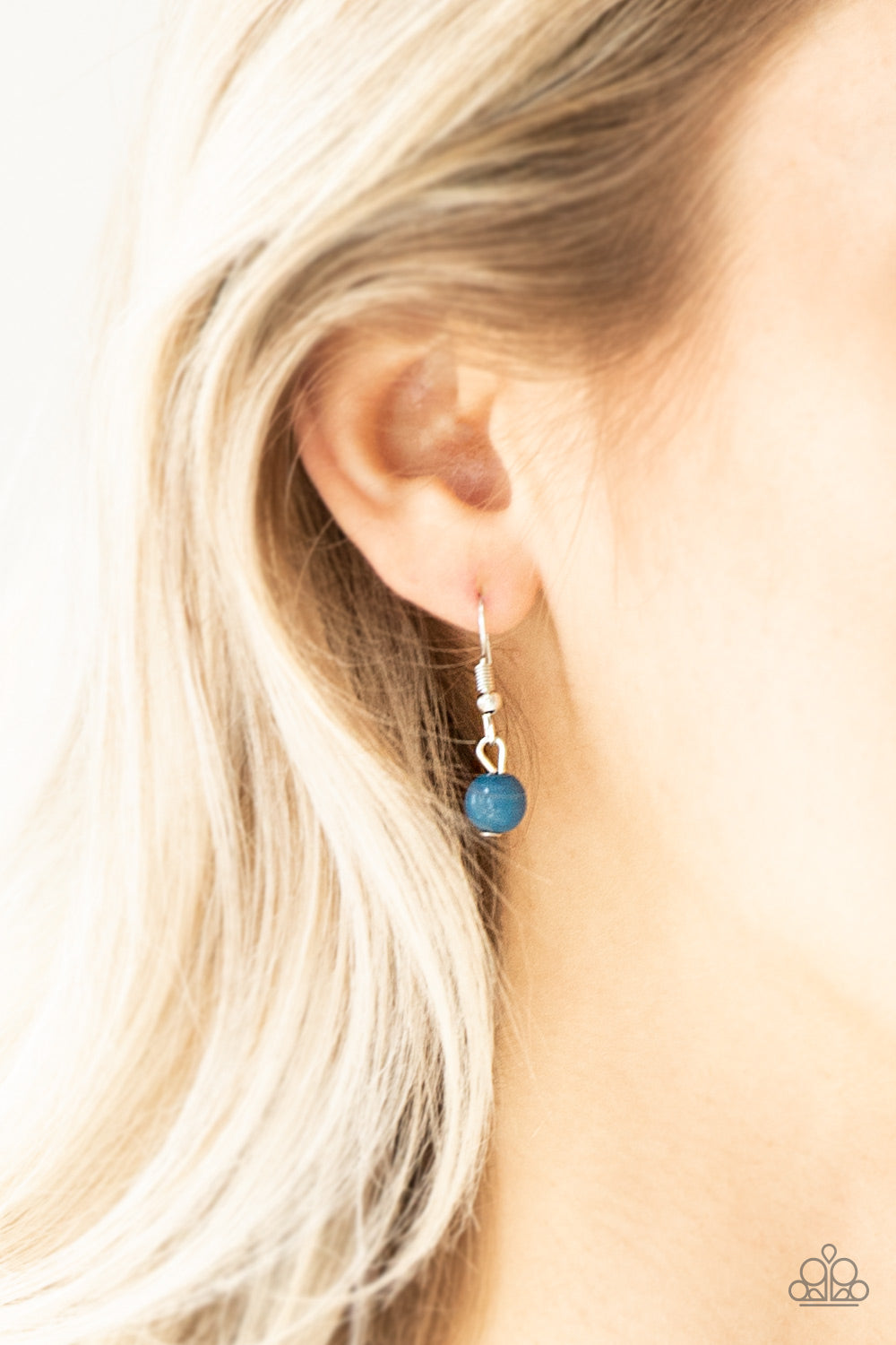 Paparazzi Flirty Foxtrot Blue Long Necklace