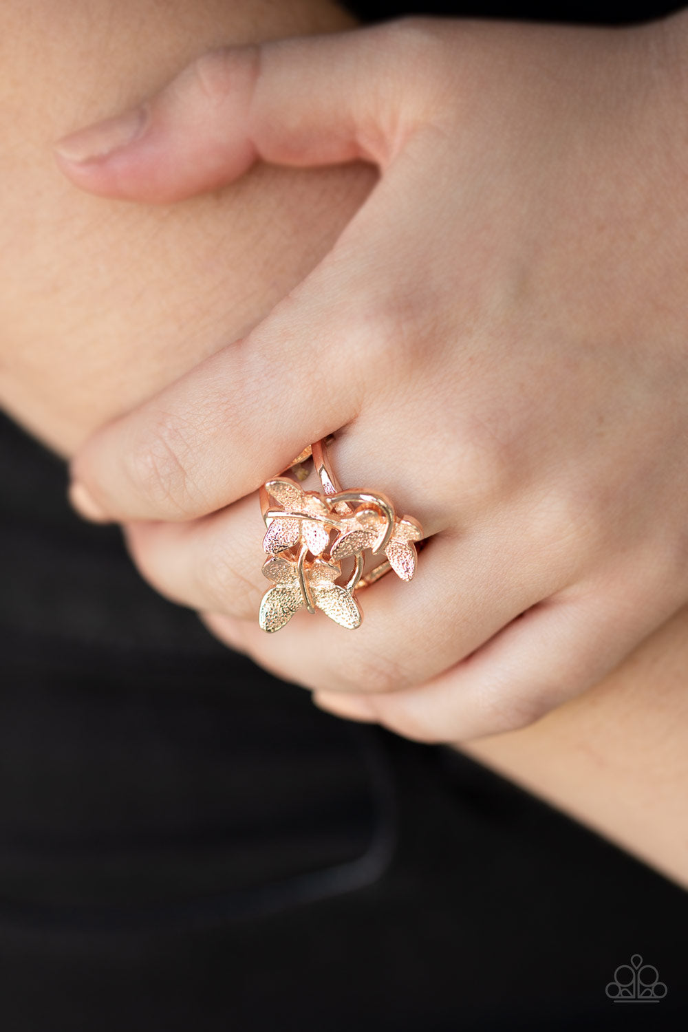 Paparazzi Full of Flutter Rose Gold Ring