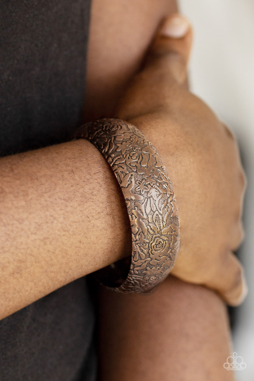 Paparazzi Garden Villa Copper Bangle Bracelet