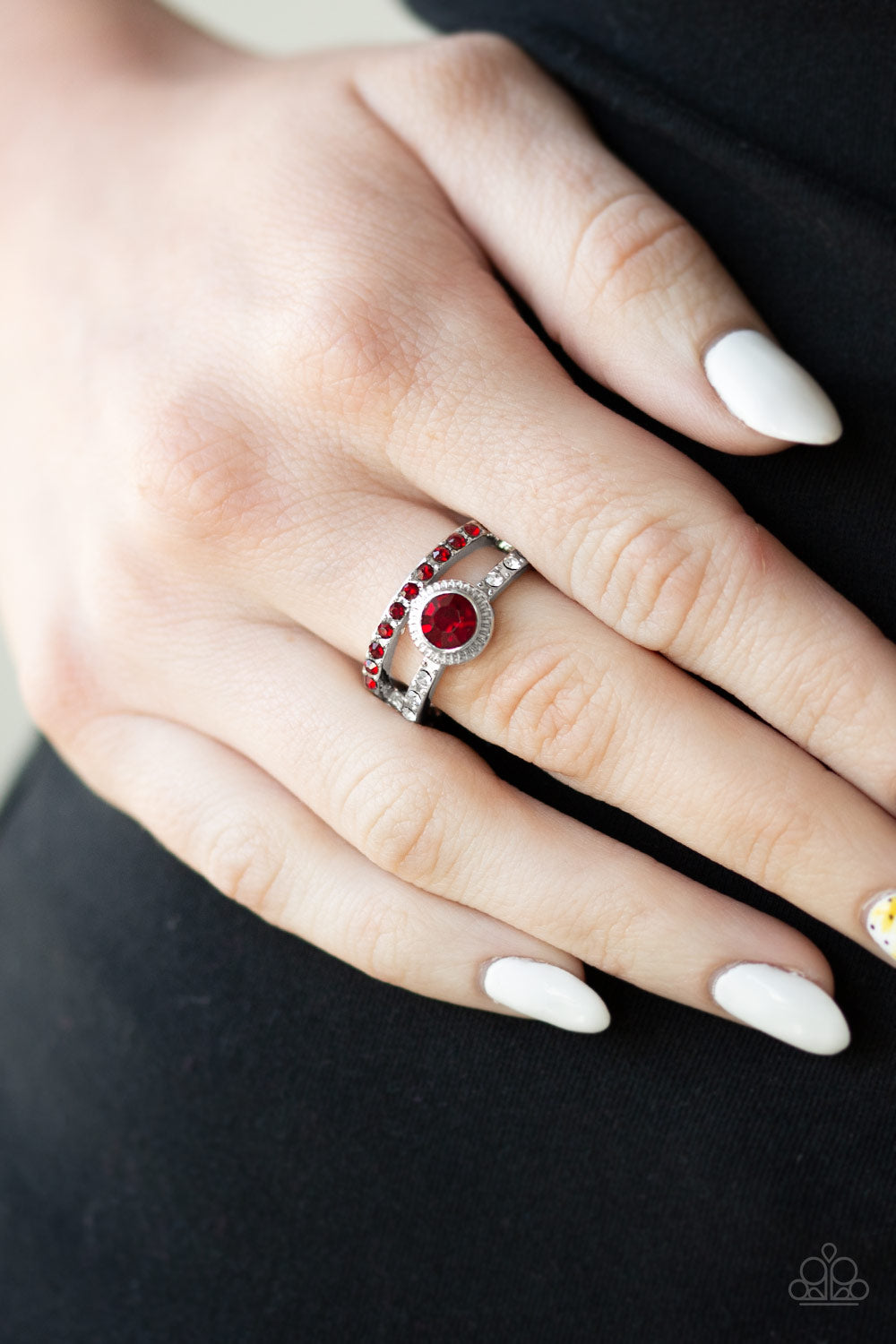 Paparazzi GLOW Me Away Red Ring
