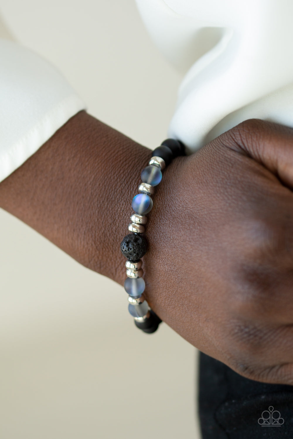 Paparazzi Grace Blue Stretch Bracelet