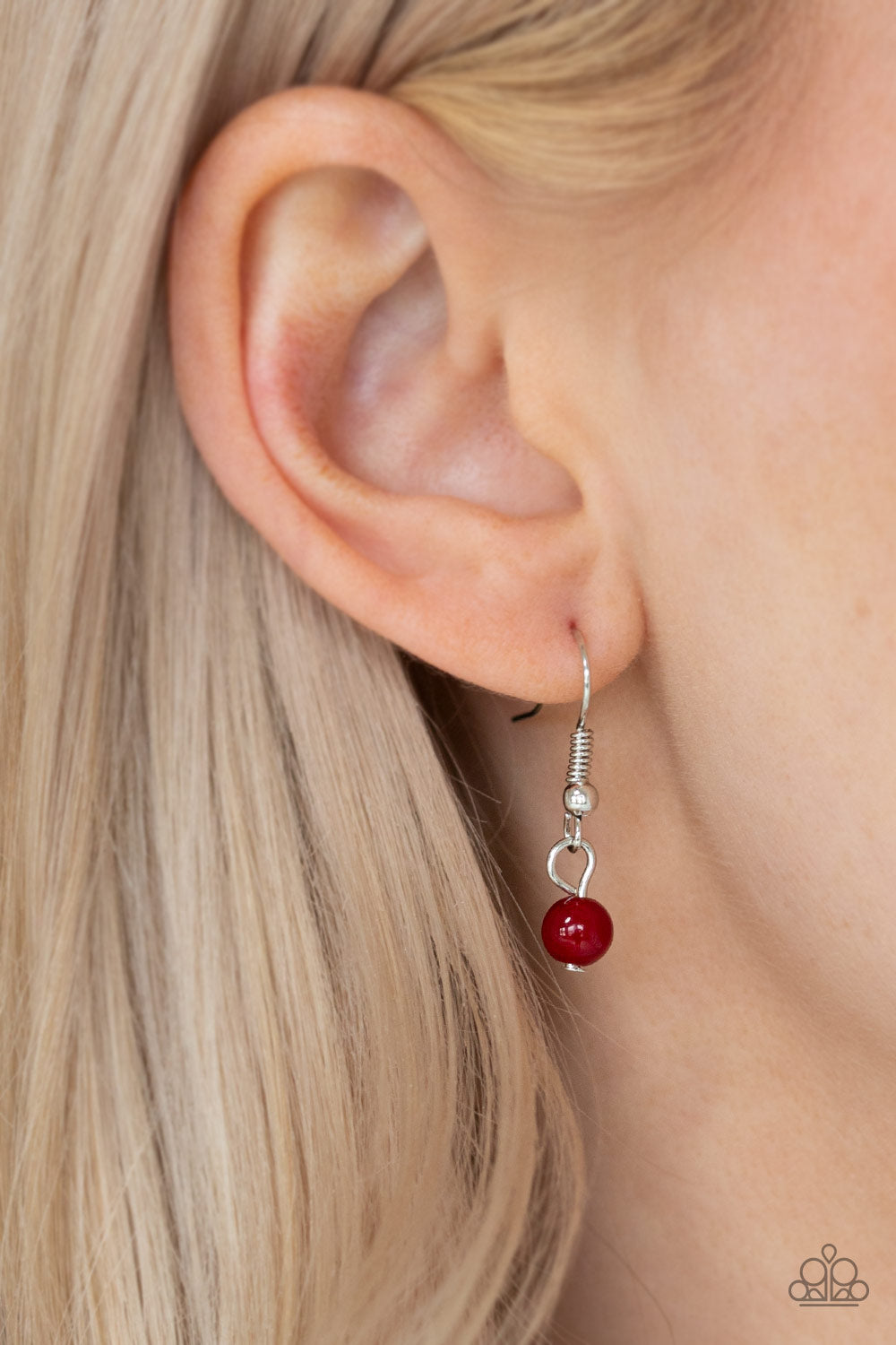 Paparazzi Kid In A Candy Shop Red Moonstone Long Necklace