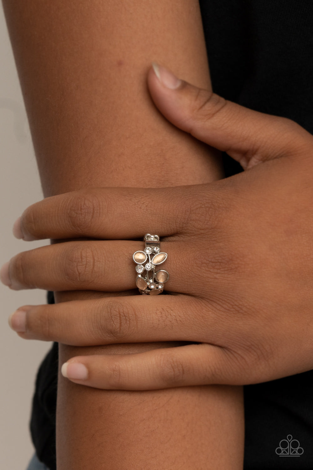 Paparazzi Leafy Luster Orange Ring