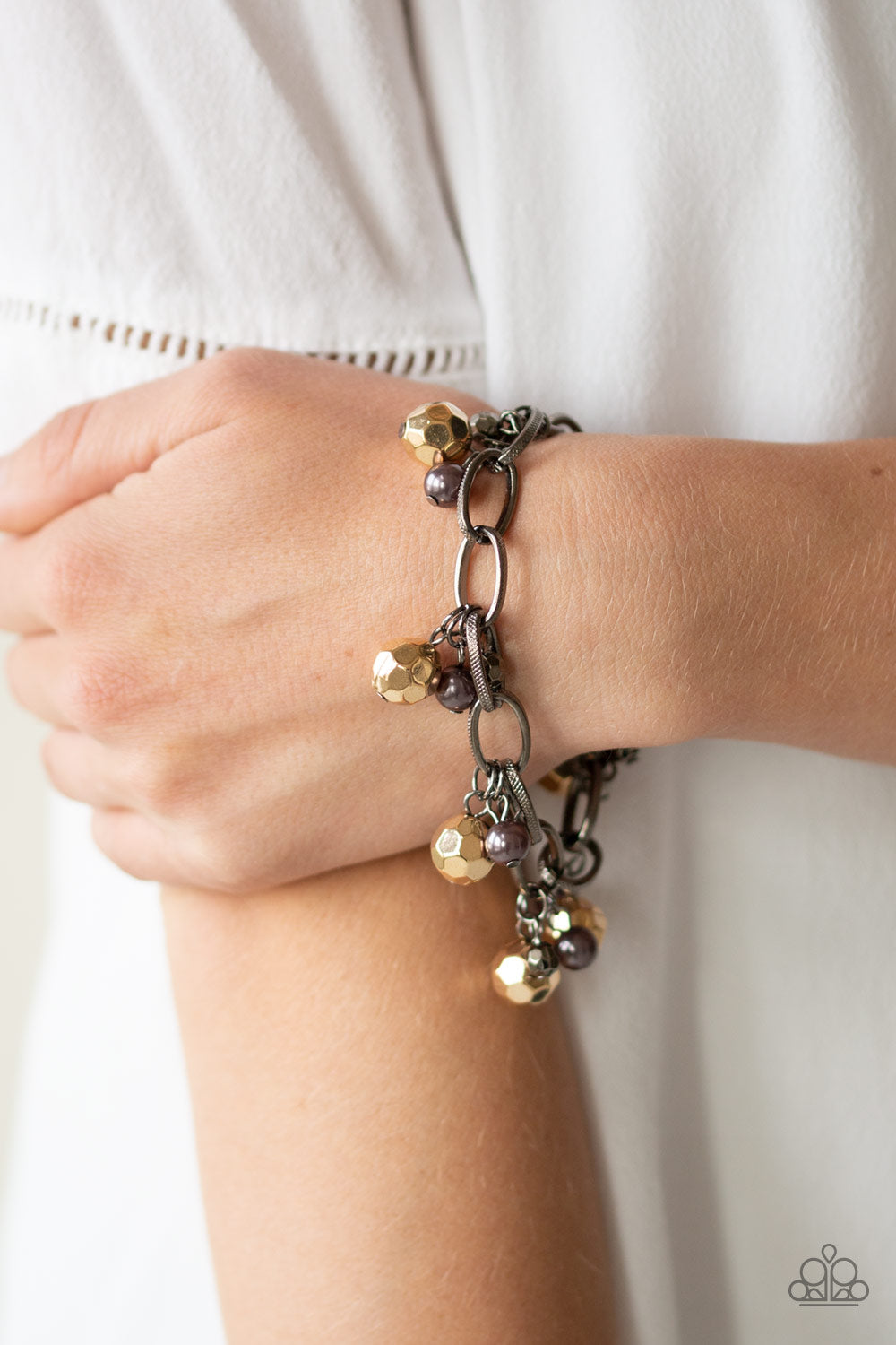 Paparazzi Make Do In Malibu Multi Clasp Bracelet