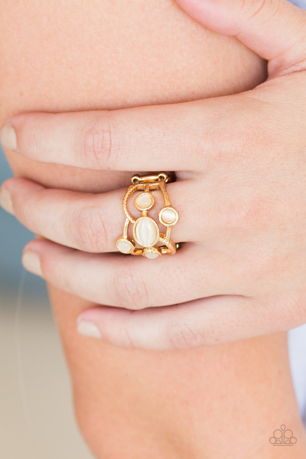 Paparazzi Moon Mood Gold Ring